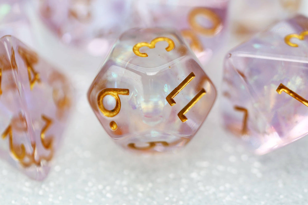 Sakura Petals RPG Dice Set