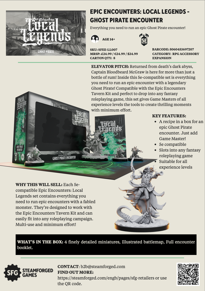 Epic Encounters - Local Legends (Ghost Pirate)
