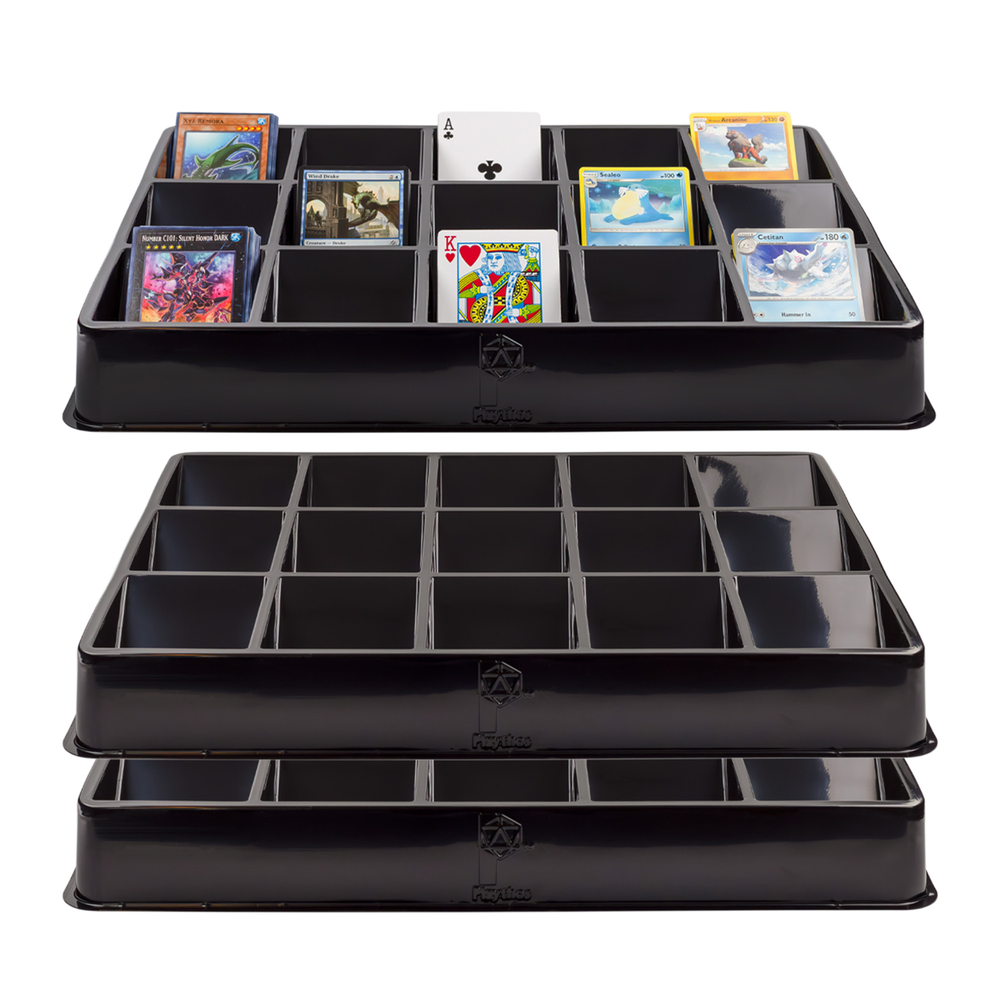 Toy Vault 15-Slot Card Sorting & Dealer Tray