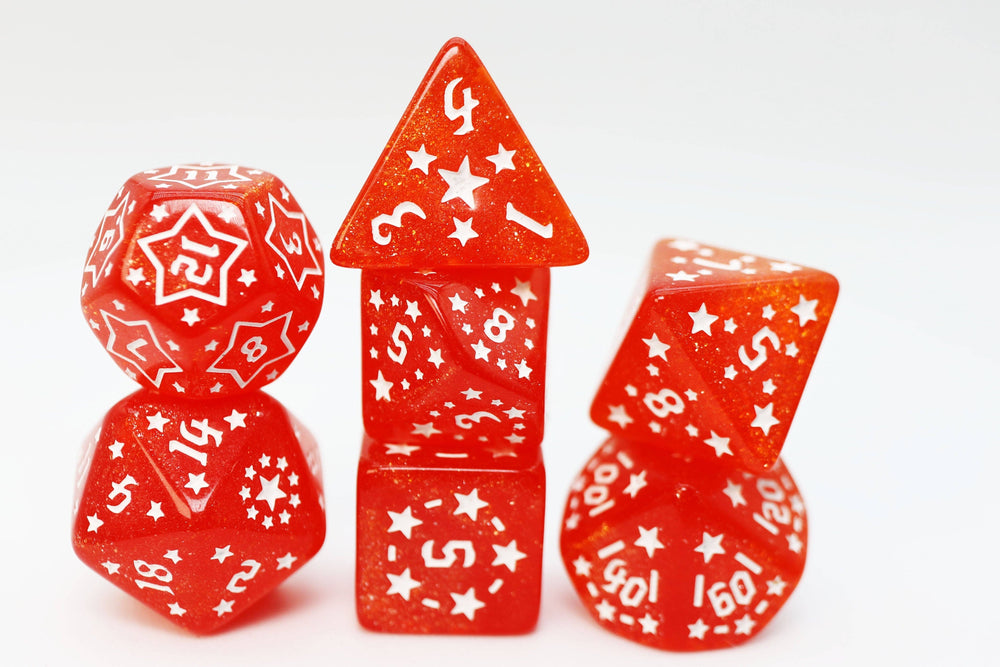 Shooting Stars: Nitrogen RPG Dice Set