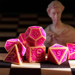 Fuscia Depths RPG Dice Set
