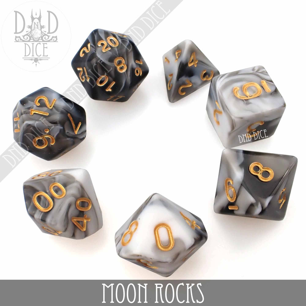 Moon Rocks 7 Dice Set