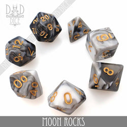 Moon Rocks 7 Dice Set
