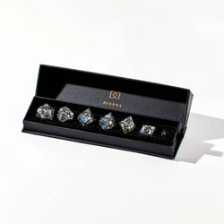 Heart of Glass 7-Piece Iconic Dice Set