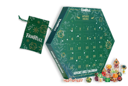 FanRoll Holiday Dice Advent Calendar 2025 (4 sets of dice)