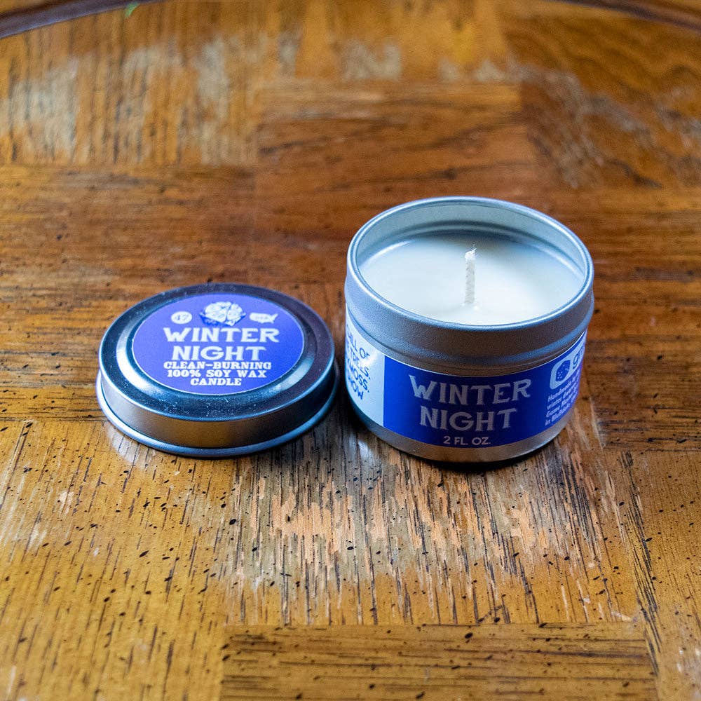 Winter Night Gaming Candle: 8oz