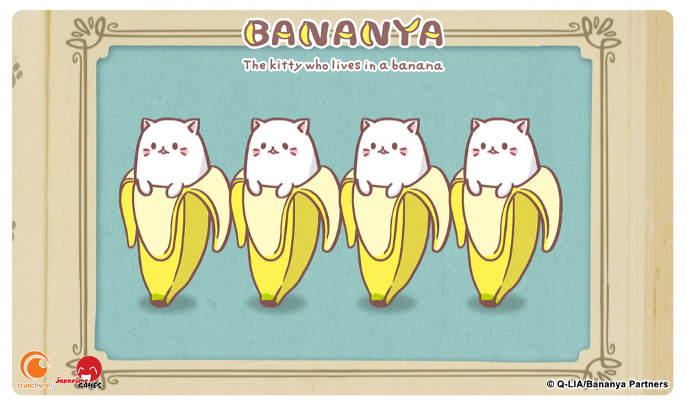Officially Licensed Bananya Playmat - Bananya Line