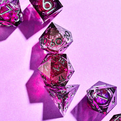 Bloodmoon 7-Piece Liquid Core Dice Set