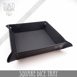 Square Dice Tray: Red