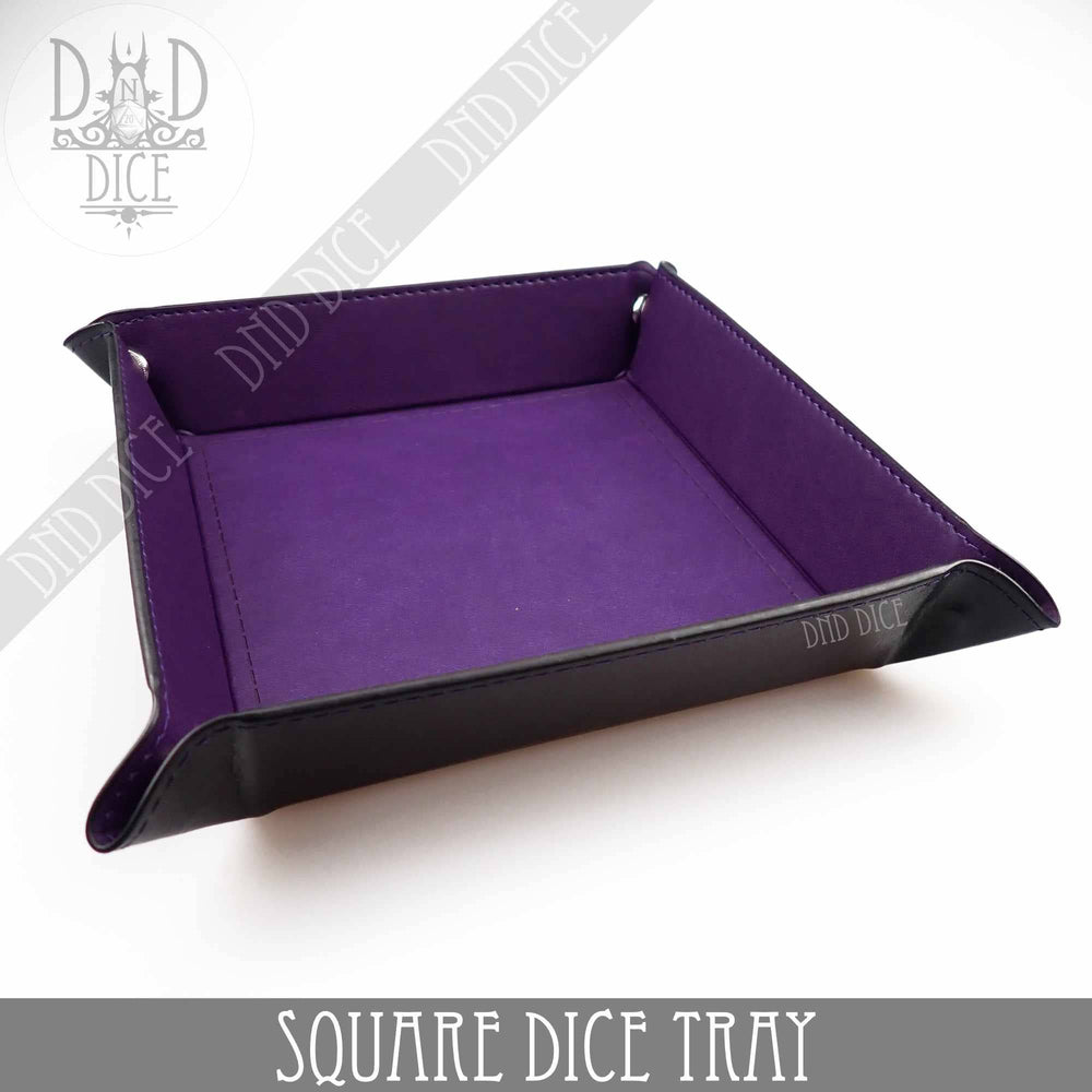 Square Dice Tray: Black