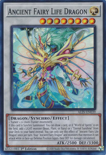 Ancient Fairy Life Dragon [ALIN-EN039] Super Rare