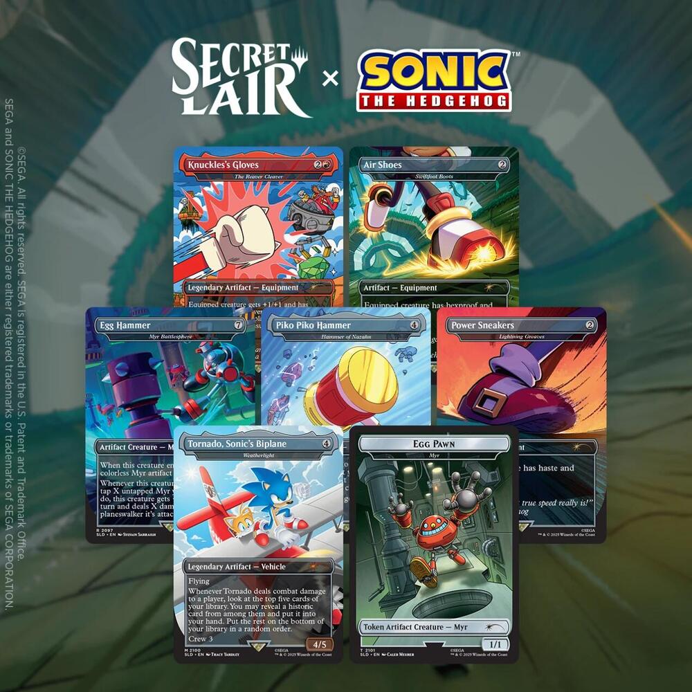 Secret Lair x Sonic the Hedgehog Superdrop: Turbo Gear