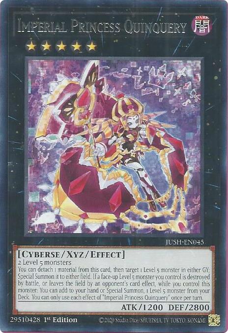 Imperial Princess Quinquery [JUSH-EN045] Rare