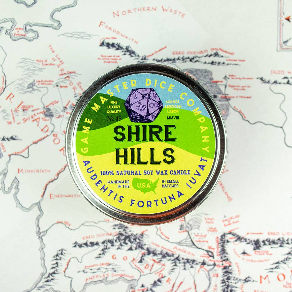 Shire Hills Candle: 8oz Tin