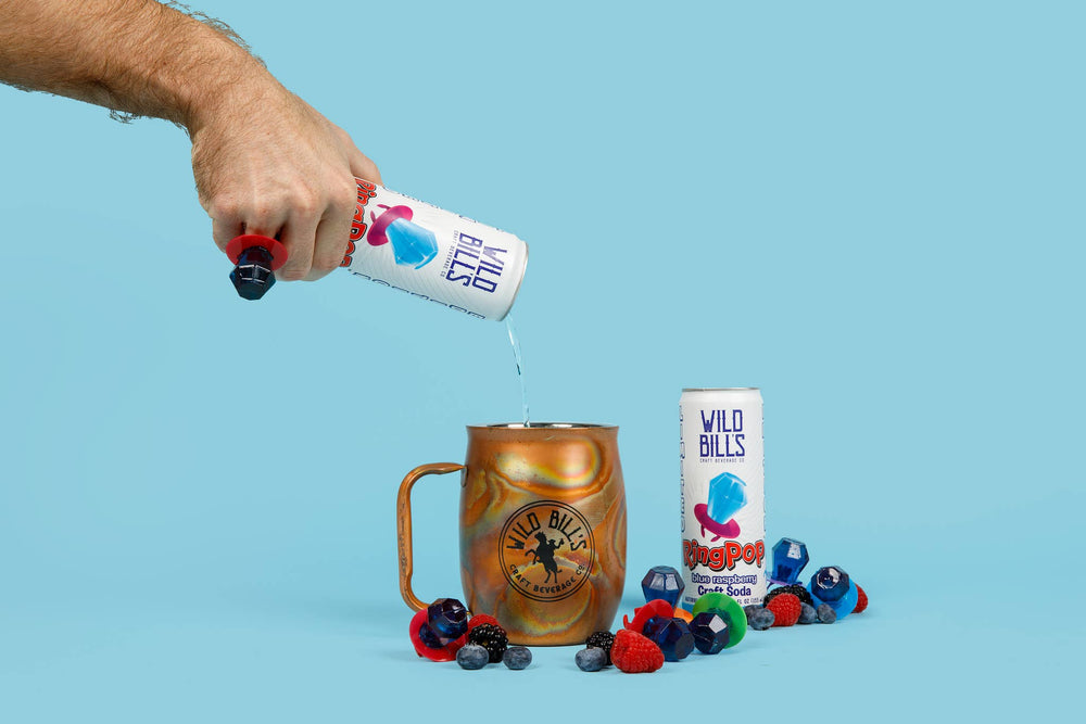 Wild Bill's - Ring Pop Soda Blue Raspberry Pure Cane Sugar
