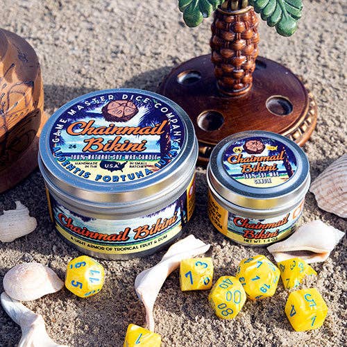 Chainmail Bikini Gaming Candle: 8oz