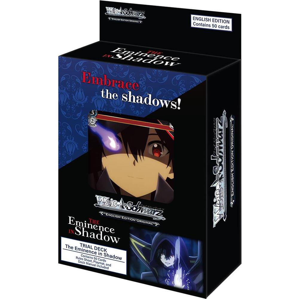 Weiss Schwarz - Eminence in Shadow Trial Deck