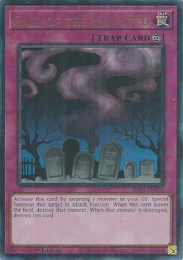 Call of the Haunted (Ultimate Rare) [RA05-EN076] Ultimate Rare