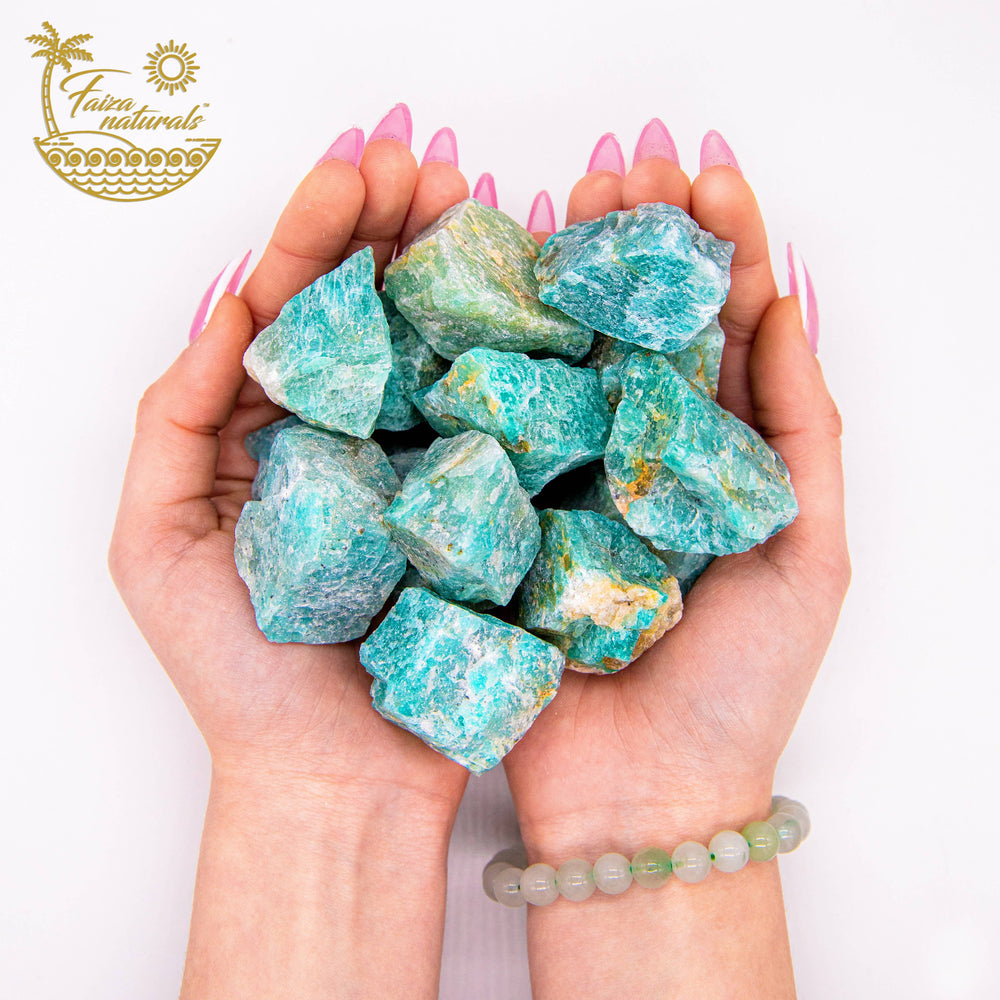 Amazonite Raw Crystals Bulk