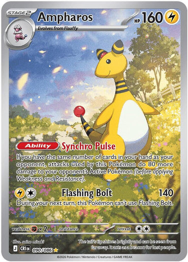 Ampharos (090/086) [Mega Evolution: Chaos Rising]