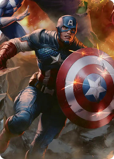 Captain America, Unbowed Art Card [Marvel Super Heroes Art Series]