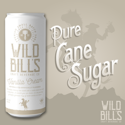 Wild Bill's - Vanilla Cream: Premium Cane Sugar Soda