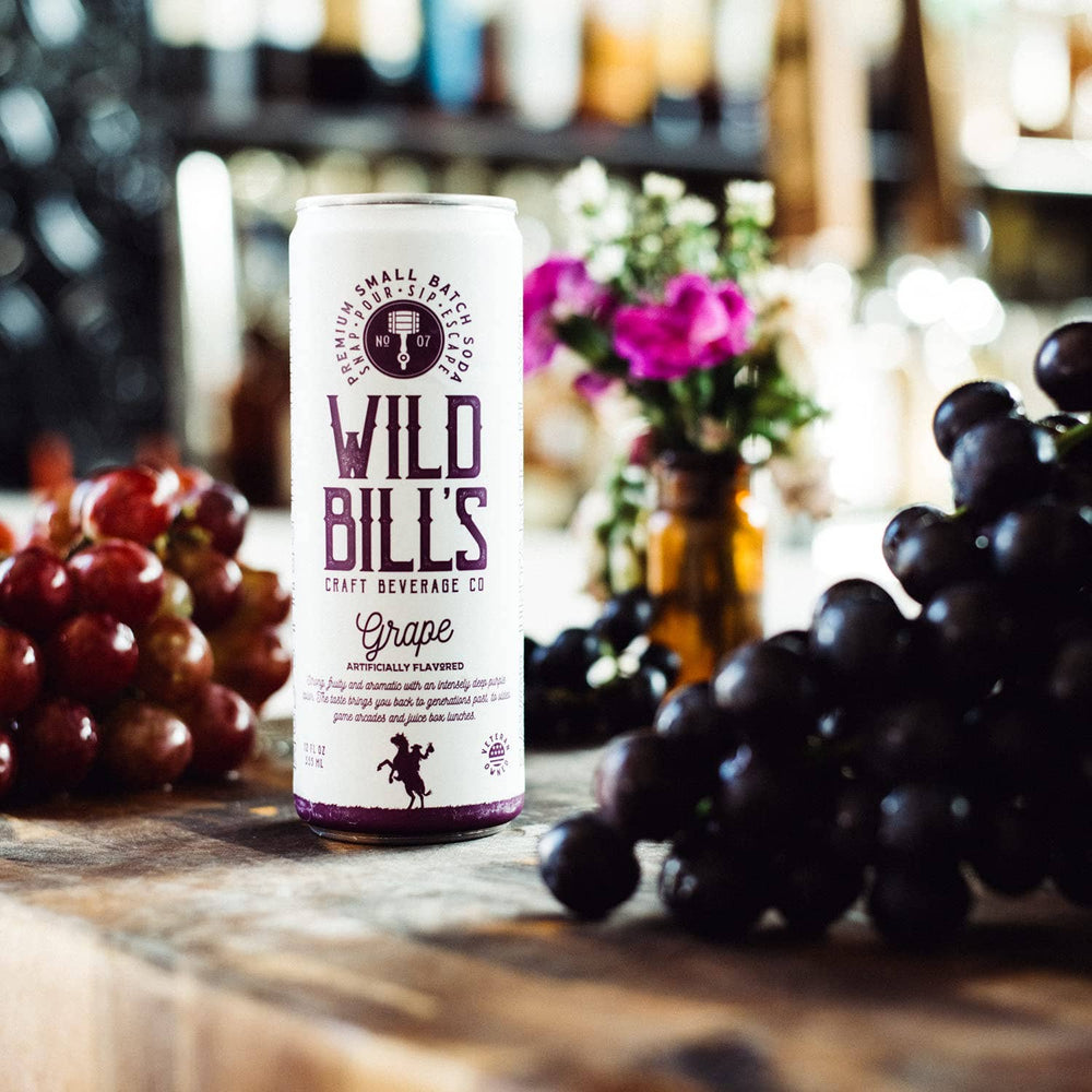 Wild Bill's - Grape: Premium Cane Sugar Soda
