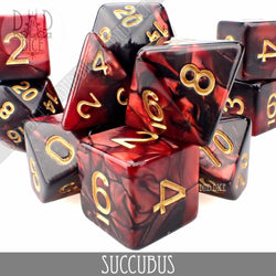 Succubus 7 or 11: 11 Dice Set
