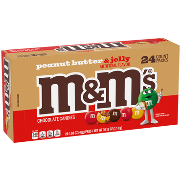 M&M Peanut Butter & Jelly 1.63oz, 24ct