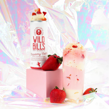 Wild Bill's - Strawberry Cream: Premium Cane Sugar Soda