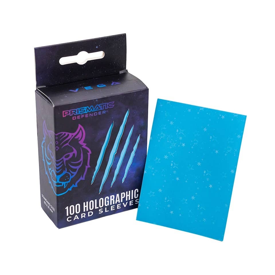 Prismatic Defender Holographic Standard Sleeves — Obsidian