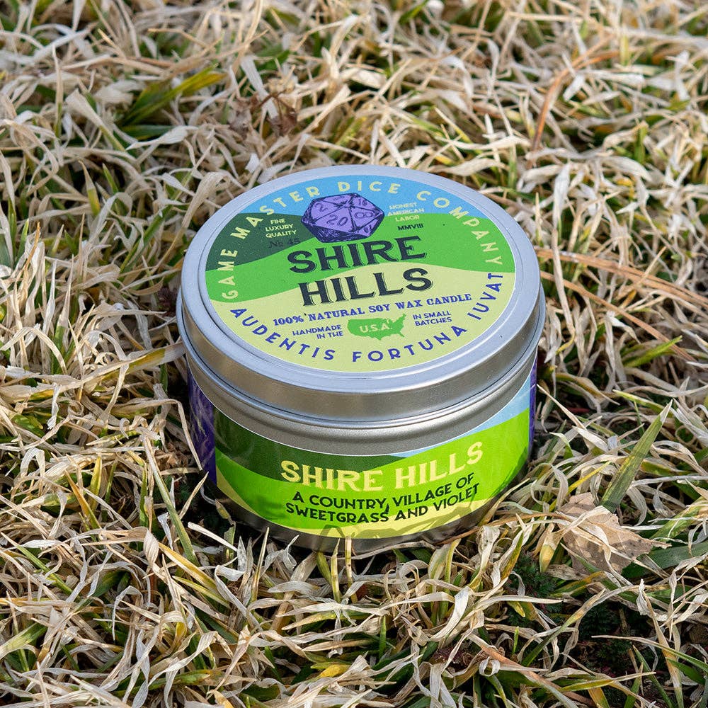 Shire Hills Candle: 8oz Tin