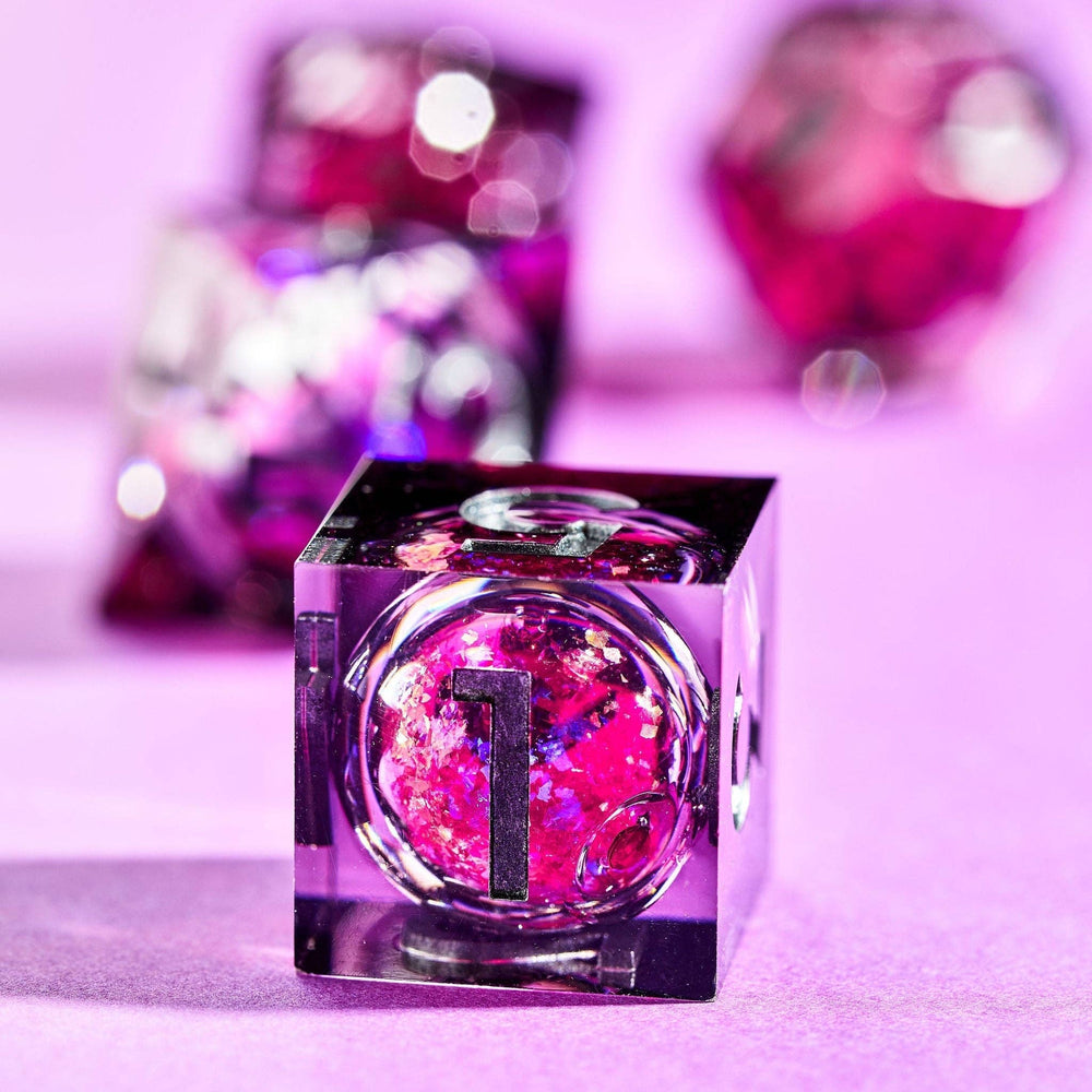 Bloodmoon 7-Piece Liquid Core Dice Set