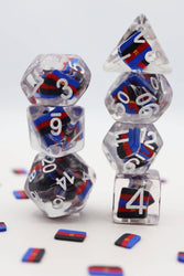 Polyamorous Flag RPG Dice Set