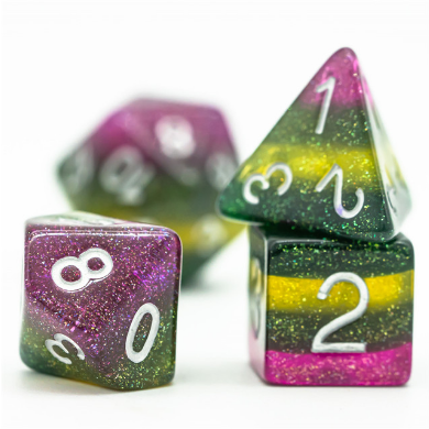 Poison Swamp RPG Dice Set