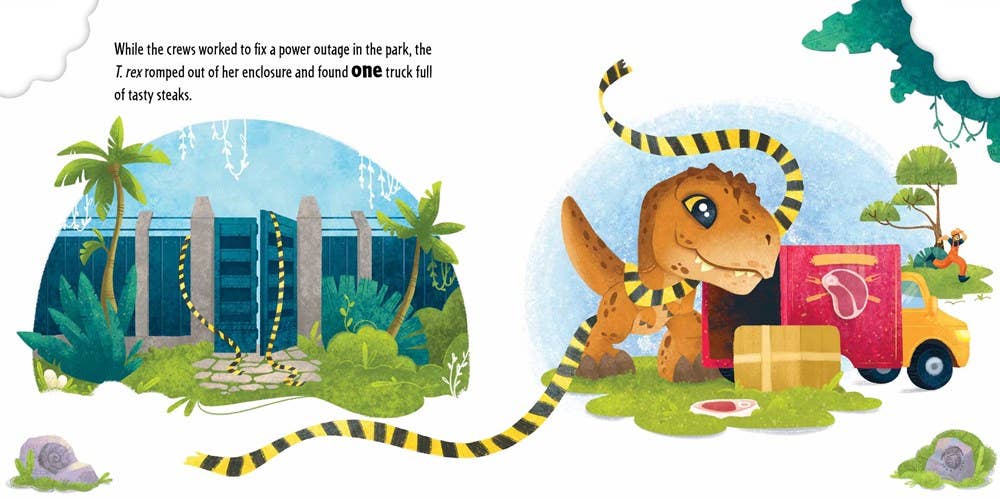 Jurassic World: The Very Hungry Dinosaur (Board Book)