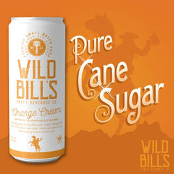 Wild Bill's - Orange Cream: Premium Cane Sugar Soda