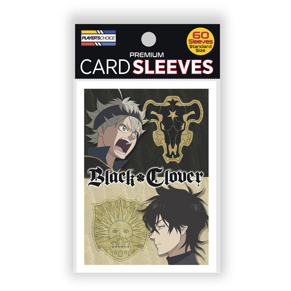 Officially Licensed Black Clover Std Sleeves Asta & Yuno