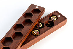 Purple Heart Wood Dice Vault