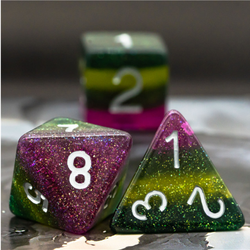 Poison Swamp RPG Dice Set