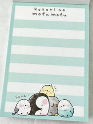 212233 Birds kotori no mufu mofu Mini Notepad-10