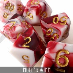 Mulled Wine 7 or 11: 7 Dice Set