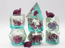 Gummy Turtle RPG Dice Set
