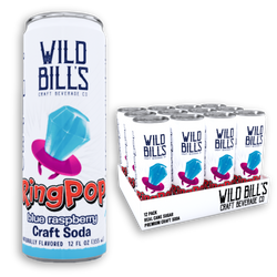 Wild Bill's - Ring Pop Soda Blue Raspberry Pure Cane Sugar