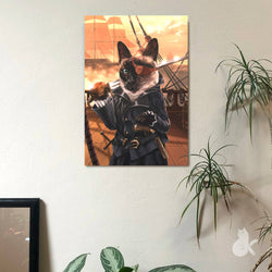 Rogue Cat Prints - Swashbuckler: 8.5 x 11" Print