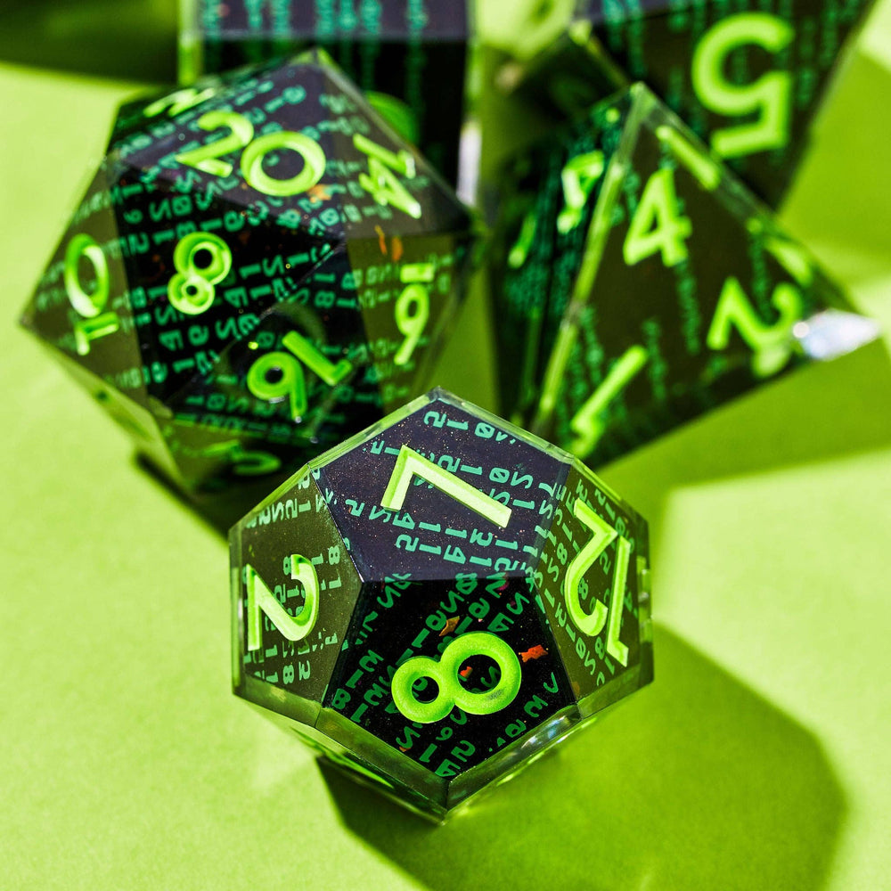 Coderain 7-Piece Iconic Dice Set