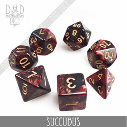 Succubus 7 Dice Set
