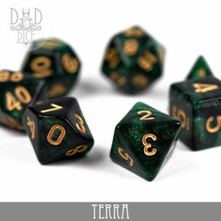 Terra Galaxy 7 or 11: 7 Dice Set