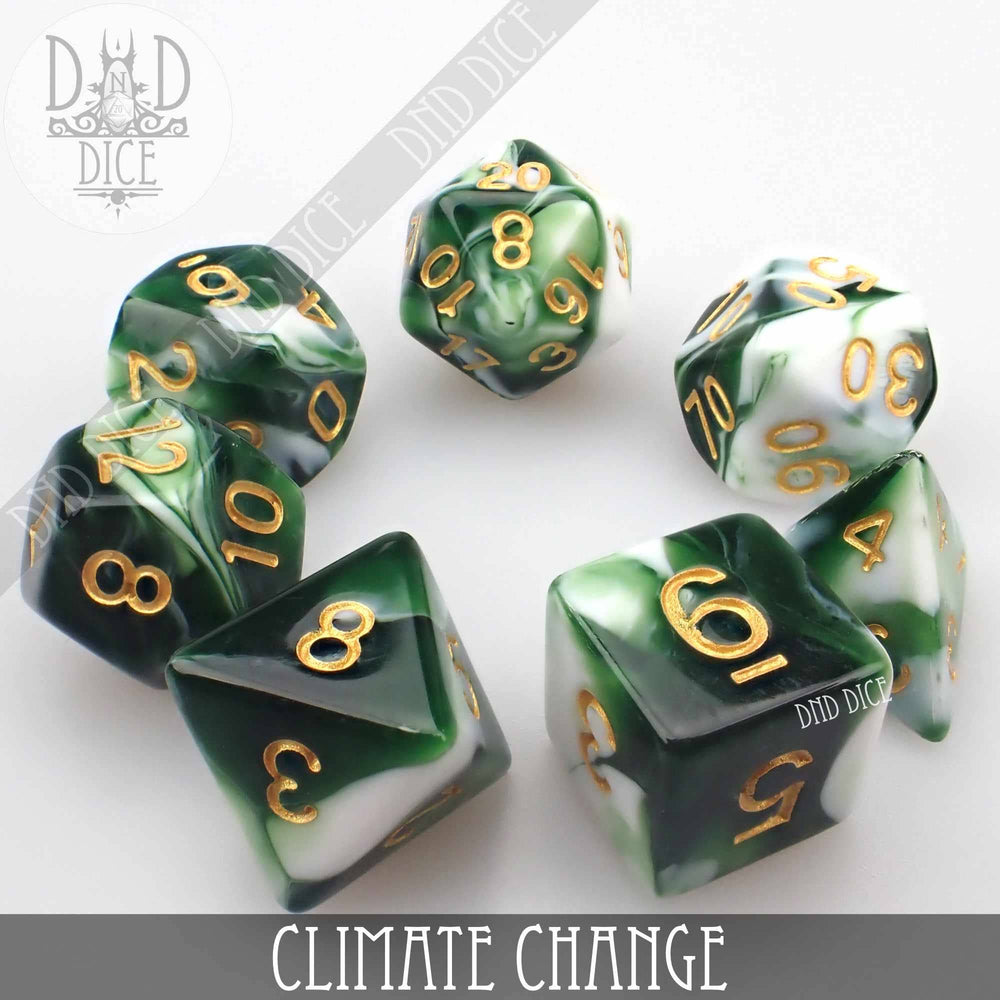 Climate Change 7 or 11: 7 Dice Set