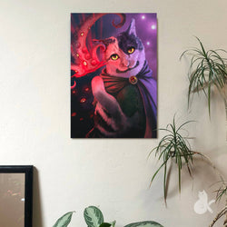 Warlock Cat Prints: 8.5 x 11" Print